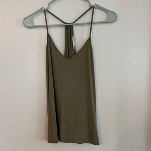 Double Zero Olive Green Camisole Top
